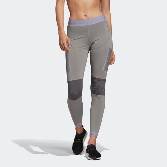 Gray Purple Adidas legging pants (NWT) - Picture 1 of 8